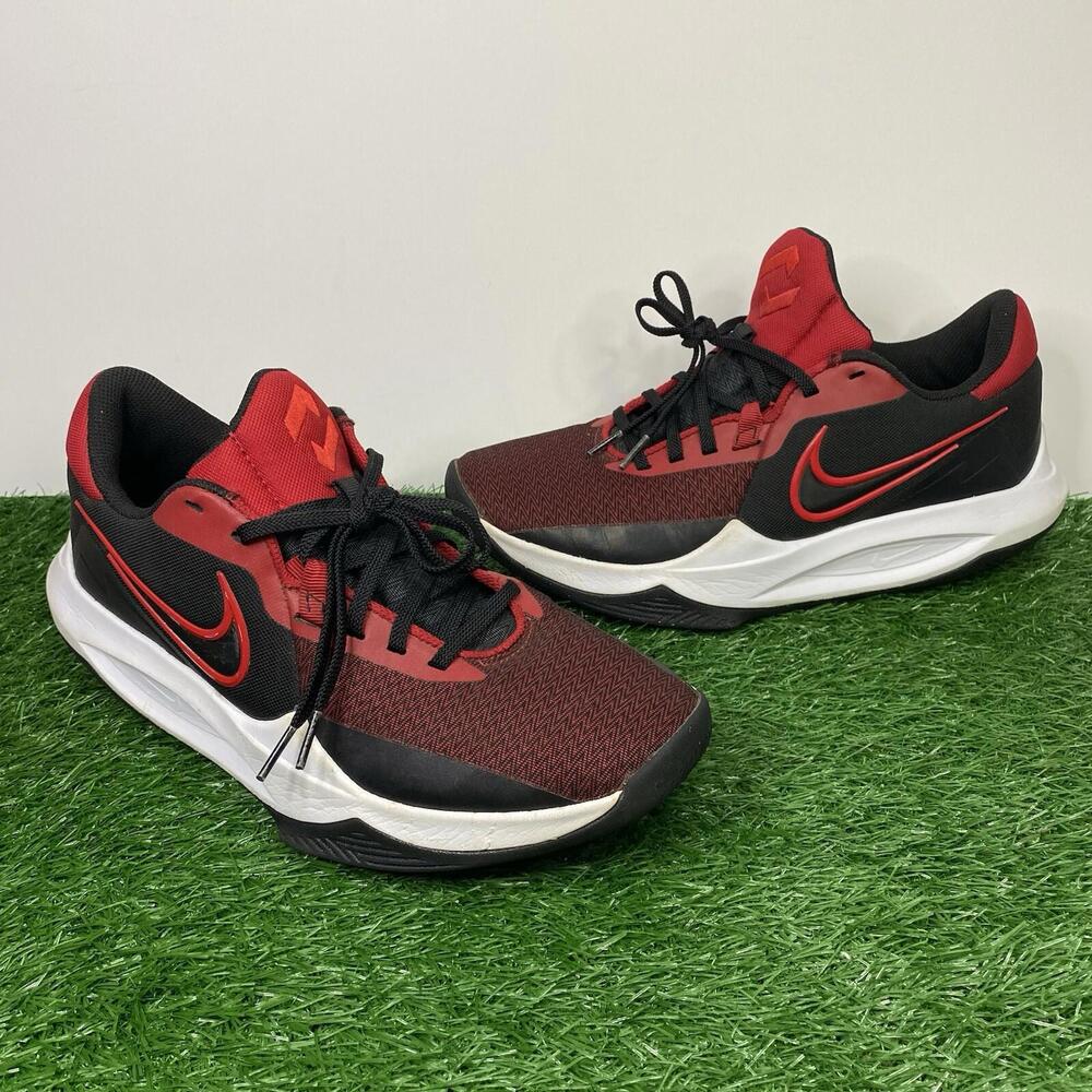 Nike Precision VI 6 Low Mens Basketball Shoes Black Red DD9535-002 Size 9.5